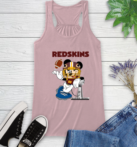 NFL Washington Redskins Mickey Mouse Disney Super Bowl Football T Shirt Racerback Tank 11