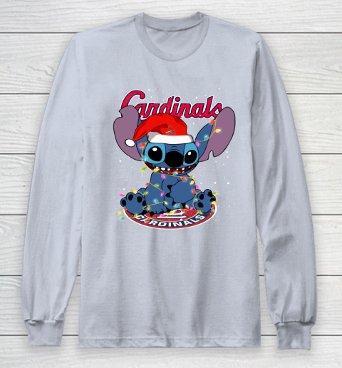 St.Louis Cardinals MLB noel stitch Baseball Christmas Long Sleeve T-Shirt 4