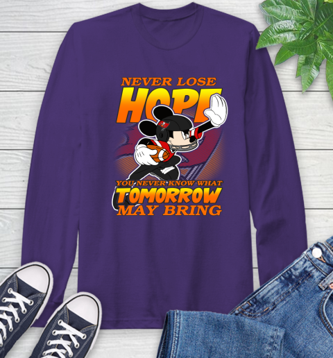 Tampa Bay Buccaneers NFL Football Mickey Disney Never Lose Hope Long Sleeve T-Shirt 5