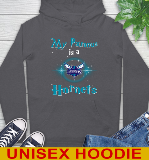 NBA Basketball Harry Potter My Patronus Is A Charlotte Hornets Hoodie 7