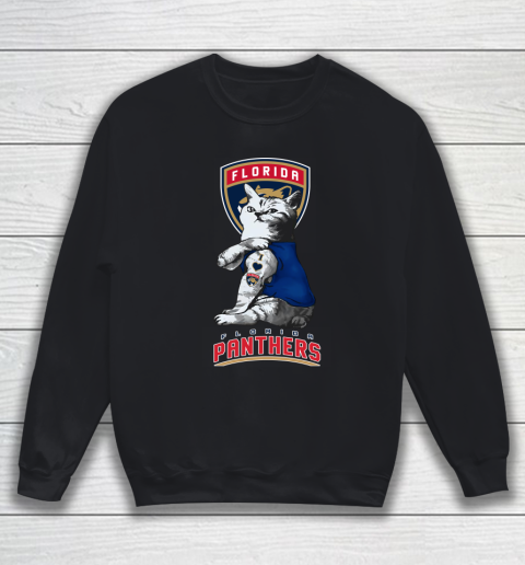 NHL My Cat Loves Florida Panthers Hockey Sweatshirt