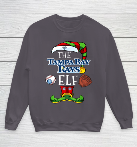 Tampa Bay Rays Christmas ELF Funny MLB Youth Sweatshirt 5