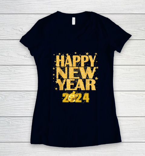 New Year Eve Shirt Womens Celebrate 2023 Glitter Tops Countdown