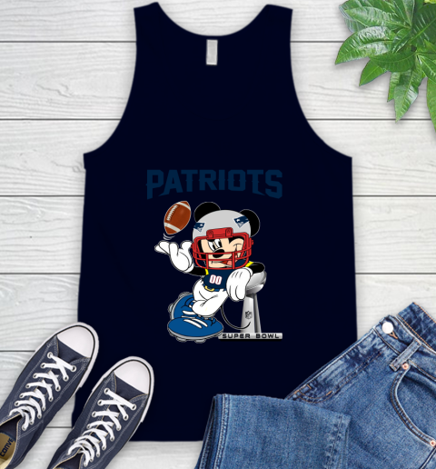 NFL New England Patriots Mickey Mouse Disney Super Bowl Football T Shirt Tank Top 3