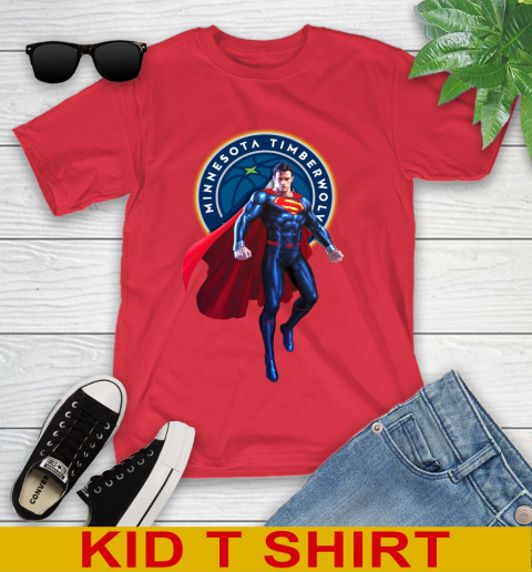 NBA Awesome Superman Basketball Sports Minnesota Timberwolves 110