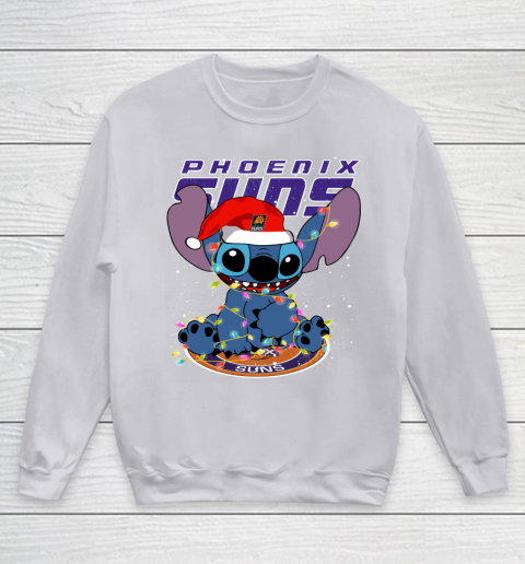Phoenix Suns NBA noel stitch Basketball Christmas Youth Sweatshirt 2