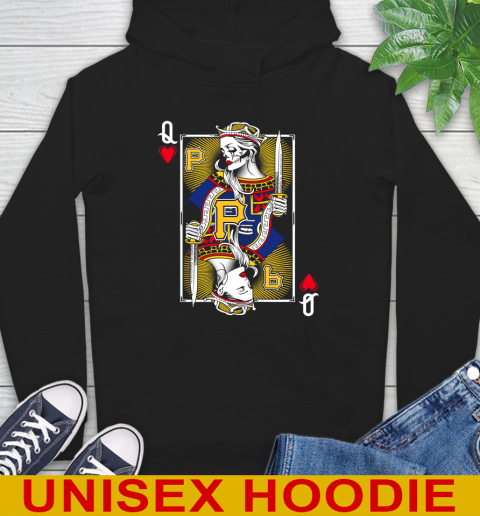 MLB Baseball Pittsburgh Pirates The Queen Of Hearts Card Shirt Hoodie