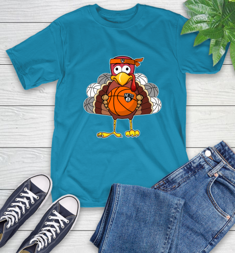 Brooklyn Nets Turkey thanksgiving day T-Shirt 8