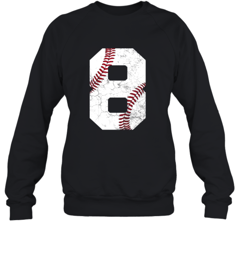 Kids 8th Birthday Shirt Baseball Boys Kids Eight 8 Eighth Gift Sweatshirt