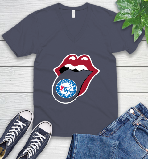 Philadelphia 76ers NBA Basketball Lips I Root For My Team Adoring Fan 56
