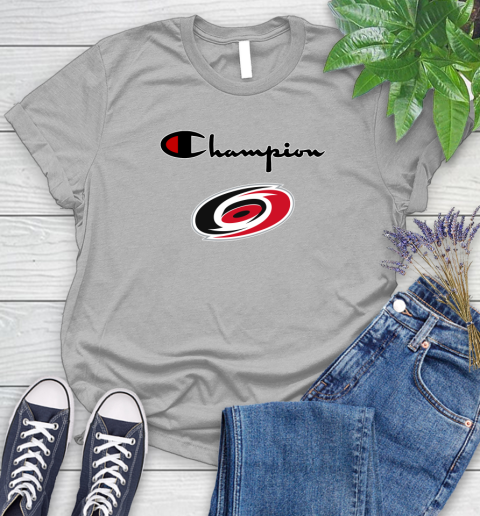 NHL Hockey Carolina Hurricanes Champion Shirt Women's T-Shirt 3