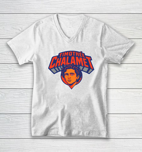 Timothee Chalamet New York Knicks V-Neck T-Shirt