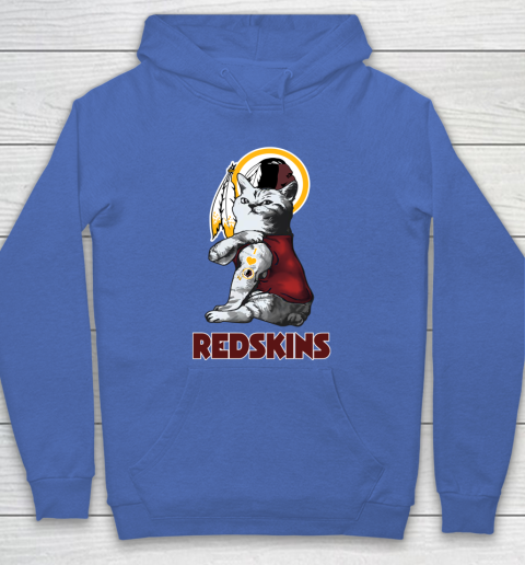 NFL Football My Cat Loves Washington Redskins Hoodie 6