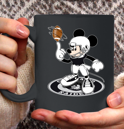 NFL Football Oakland Raiders Cheerful Mickey Disney Shirt Ceramic Mug 11oz