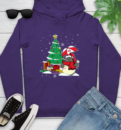 Philadelphia Phillies MLB Baseball Cute Tonari No Totoro Christmas Sports Youth Hoodie 5