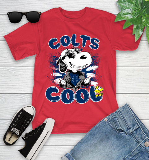 NFL Football Indianapolis Colts Cool Snoopy Shirt Youth T-Shirt 11