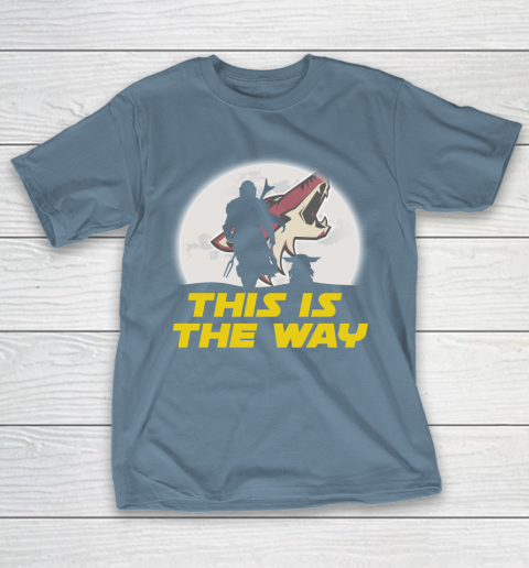 Arizona Coyotes NHL Ice Hockey Star Wars Yoda And Mandalorian This Is The Way T-Shirt 6