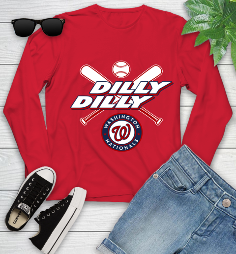 MLB Washington Nationals Dilly Dilly Baseball Sports Youth Long Sleeve 11