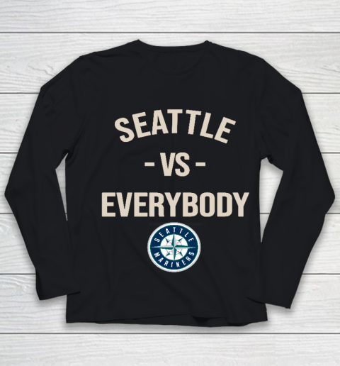 Seattle Mariners Vs Everybody Youth Long Sleeve