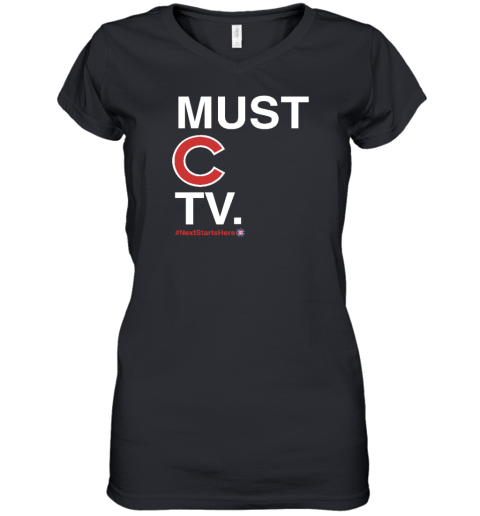 Obvious Shirts Must C Tv Nextstartshere Women's V