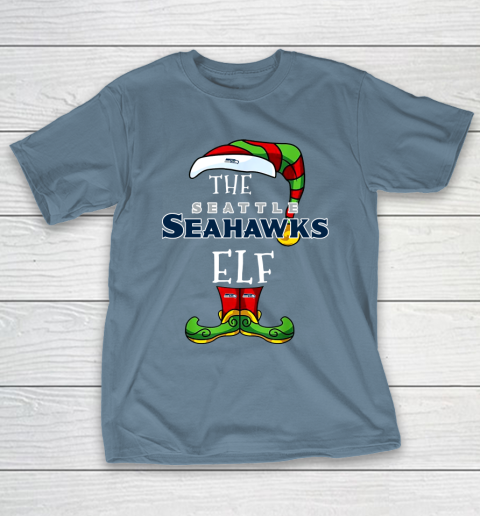 Seattle Seahawks Christmas ELF Funny NFL T-Shirt 6