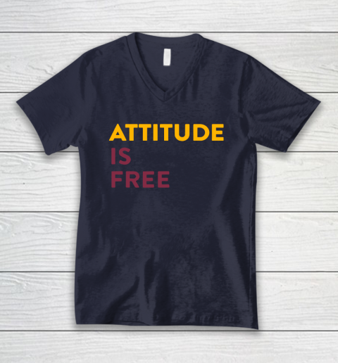 Attitude Is Free V-Neck T-Shirt 2
