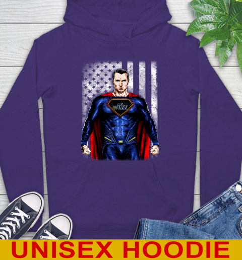 NBA Basketball Utah Jazz Superman DC Shirt Hoodie 5