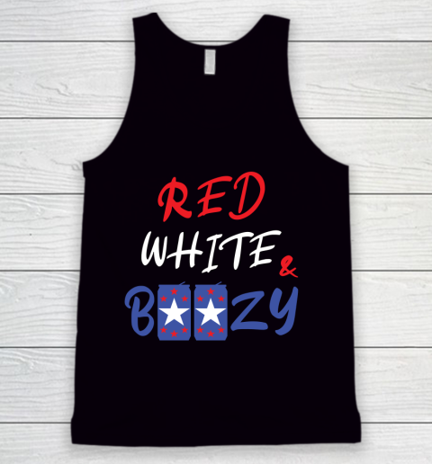 Independence Day 4th Of July Red White Tank Top