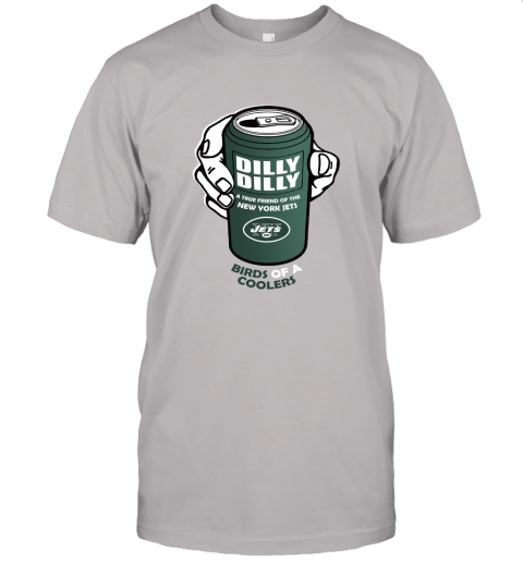 Bud Light Dilly Dilly! New York Jets Birds Of A Cooler Unisex Jersey Tee