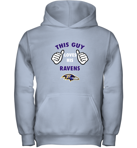 New Era Little Kids' Baltimore Ravens Balloon Grey Crew Sweatshirt