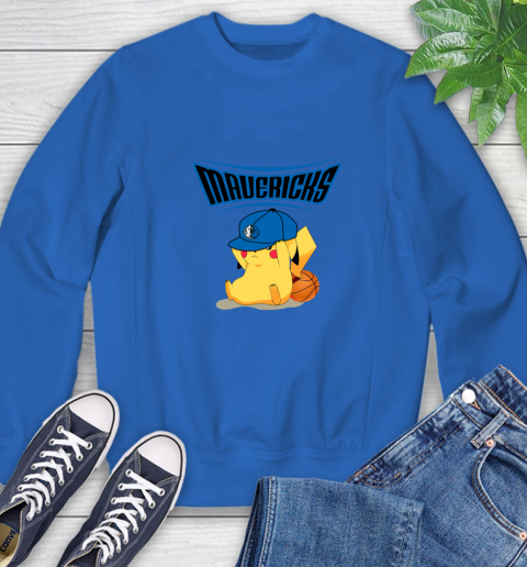 NBA Pikachu Basketball Sports Dallas Mavericks Sweatshirt 8