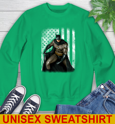 Green Bay Packers NFL Football Batman DC American Flag Shirt Sweatshirt 9 Green Bay Packers NFL Football Batman DC American Flag Shirt Sweatshirt - Image 9
