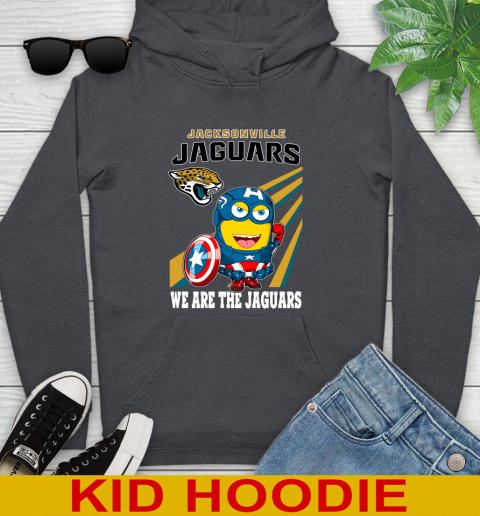 NFL Football Jacksonville Jaguars Captain America Marvel Avengers Minion Shirt Youth Hoodie 9