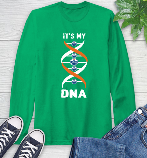 Edmonton Oilers NHL Hockey It's My DNA Sports Long Sleeve T-Shirt 8