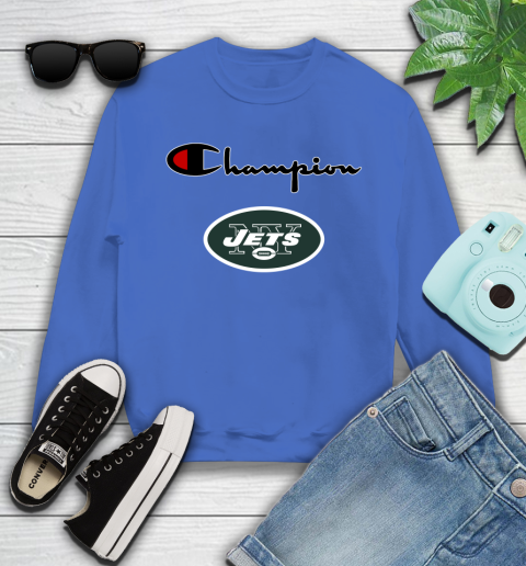 NFL Football New York Jets Champion Shirt Youth Sweatshirt 4
