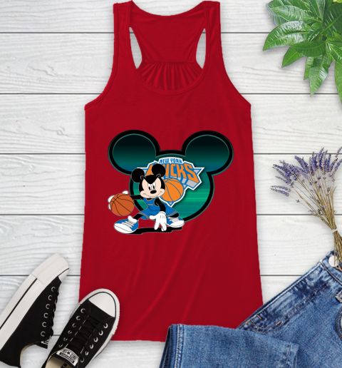 NBA New York Knicks Mickey Mouse Disney Basketball Racerback Tank 6