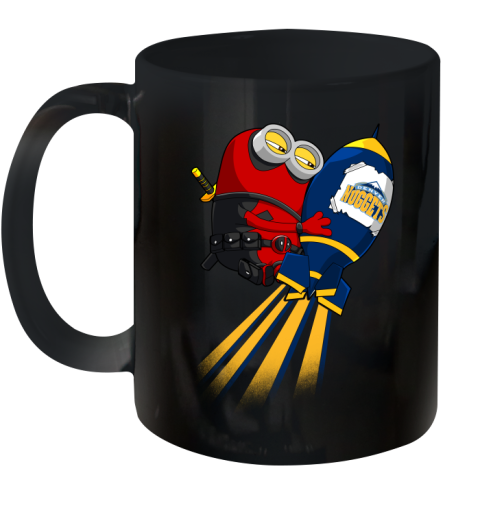 NBA Basketball Denver Nuggets Deadpool Minion Marvel Shirt Ceramic Mug 11oz