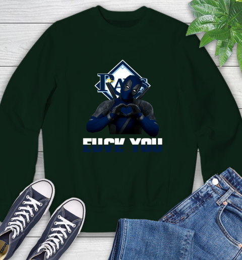 MLB Tampa Bay Rays Deadpool Love You Fuck You Baseball Sports Sweatshirt 12