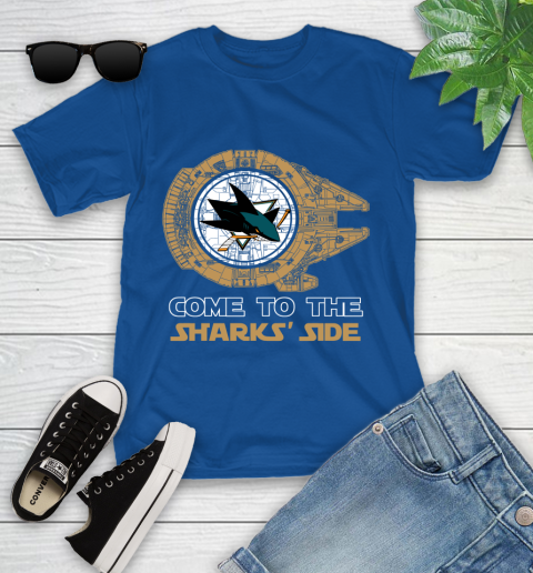 NHL Come To The San Jose Sharks Wars Hockey Sports Youth T-Shirt 12