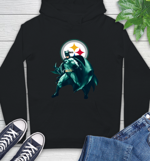 NFL Batman Football Sports Pittsburgh Steelers Hoodie 2