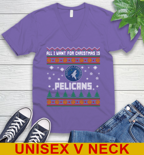 NBA Basketball All I Want For Christmas Is New Orleans Pelicans 54