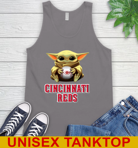 MLB Baseball Cincinnati Reds Star Wars Baby Yoda Shirt 76