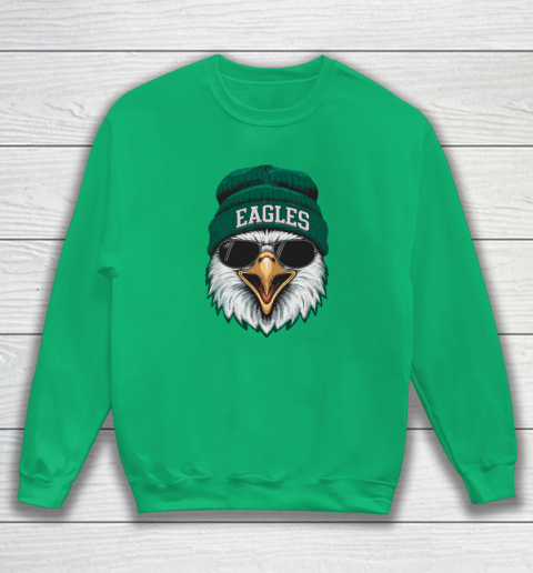 Cool Face Eagles With Sunglasses Vintage Funny Sweatshirt 4