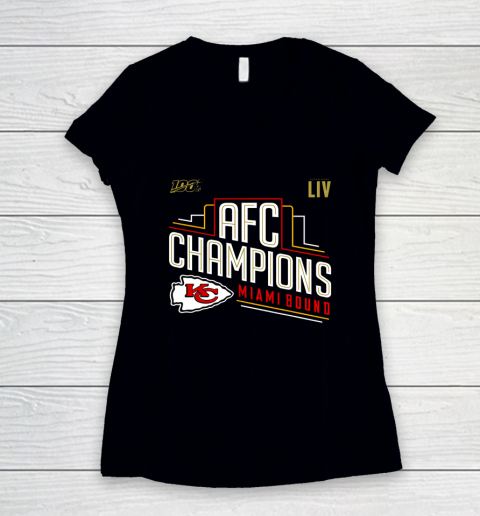 Chiefs AFC Championship 2021 Women's V-Neck T-Shirt