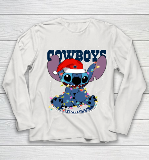 Dallas Cowboys NFL Football noel stitch Christmas Youth Long Sleeve 8