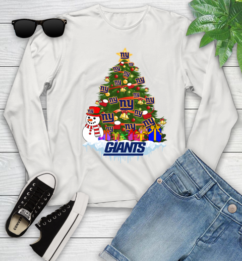 New York Giants Merry Christmas NFL Football Sports Youth Long Sleeve 12