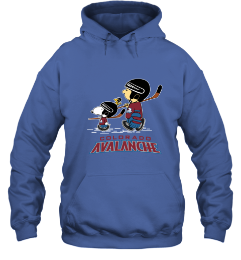 Let's Play Colorado Avalanche Ice Hockey Snoopy NHL Hoodie