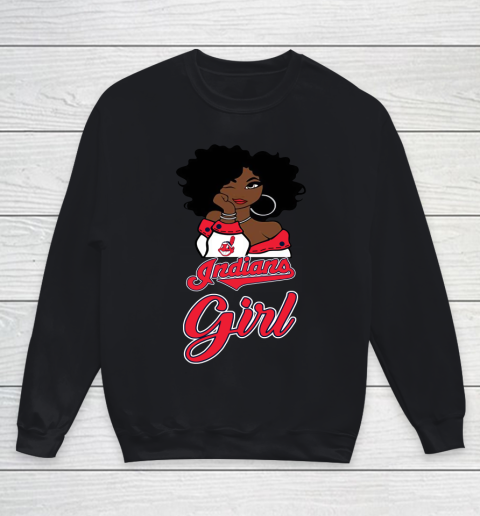 Cleveland Indians Girls Girl MLB Youth Sweatshirt
