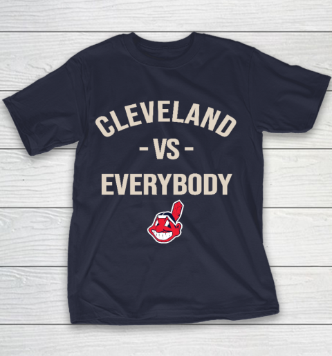 Cleveland Indians Vs Everybody Youth T-Shirt 2