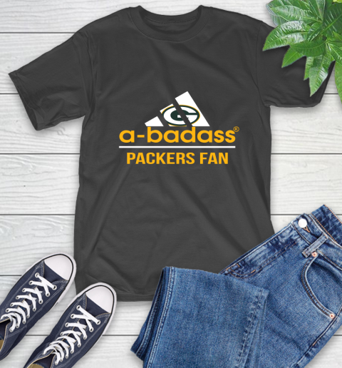 Green Bay Packers NFL Football A Badass Adidas Adoring Fan Sports T-Shirt